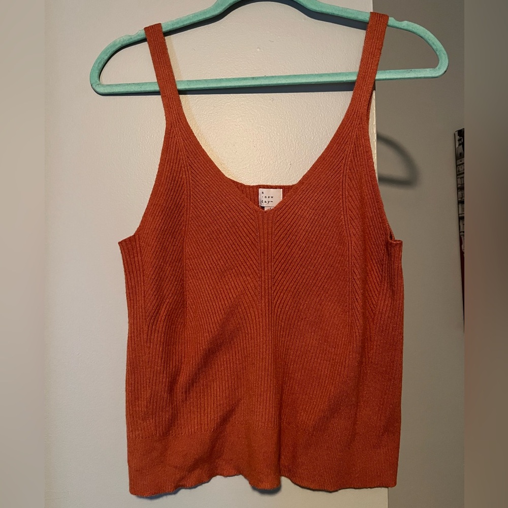 a new day Terracotta Knit Camisole